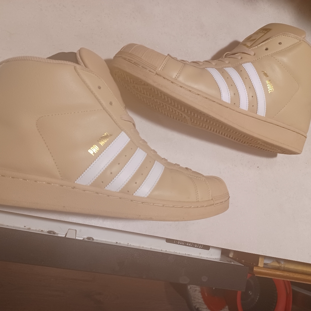 Adidas Pro Model Linen Khaki sz13